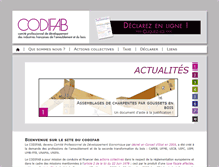 Tablet Screenshot of codifab.fr